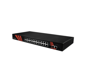 Image of LNP-2602G-SFP-T unmanaged rackmount switch